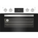 Hotpoint DIH10DW Built In Electric Double Oven with Enamel Liners White