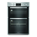 Hotpoint DIH82DIX 59.4cm Built In Electric Double Oven with Catalytic Liners Stainless Steel
