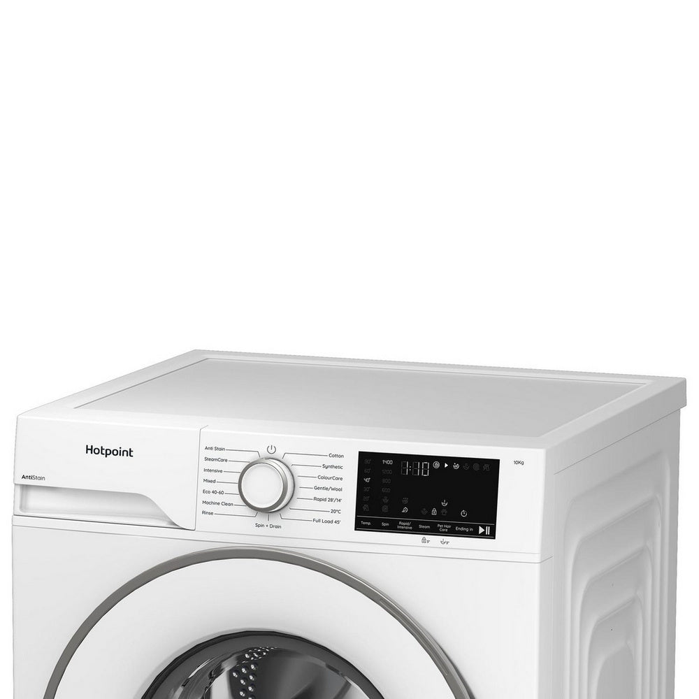Hotpoint H101ANTISTAINUK 10kg 1400 Spin Freestanding Front Loading Washing Machine White