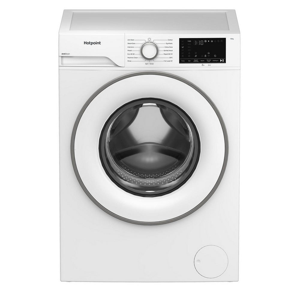 Hotpoint H101ANTISTAINUK 10kg 1400 Spin Freestanding Front Loading Washing Machine White