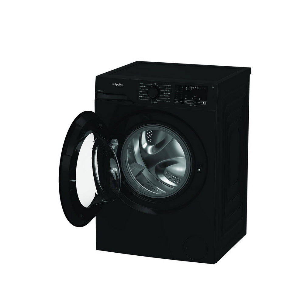 Hotpoint H101BANTISTAINUK 10kg 1400 Spin Freestanding Front Loading Washing Machine Black