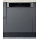 Hotpoint H3BL626XUK Semi-Integrated Dishwasher 14 Place Setting Inox