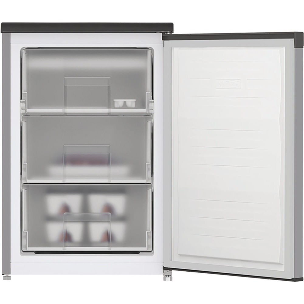 Hotpoint H55Z1 112X UK Freestanding Low Frost Undercounter Freezer Silver H55Z1112XUK