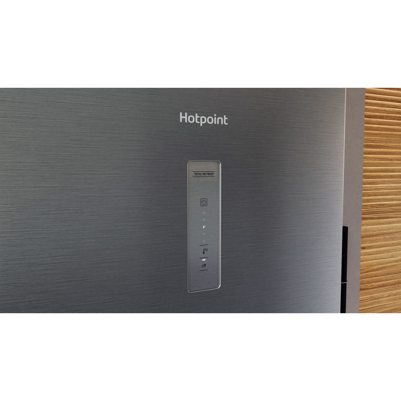 Hotpoint H5X82OSX Freestanding Frost Free Fridge Freezer Satin Stainless Steel Stainless Steel