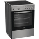 Hotpoint H6V5KMXUK 60cm Electric Single Cooker with Ceramic Hob Stainless Steel