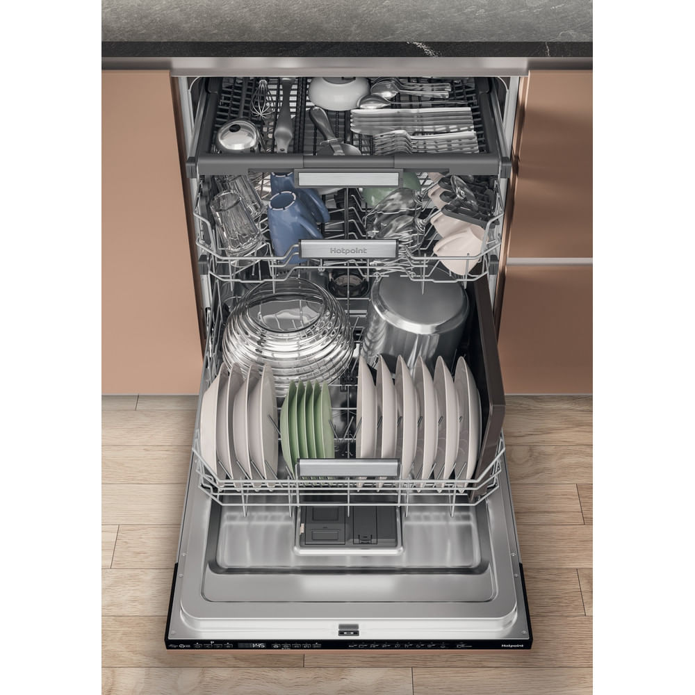 Hotpoint H7I HP42 L UK Integrated Full Size Dishwasher 15 Place Settings with Maxi Space H7IHP42L