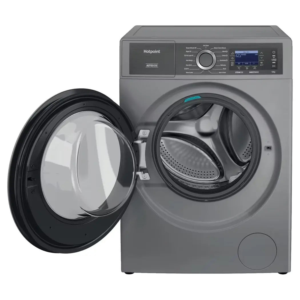 Hotpoint H809ADSGPOWERUK 10KG GentlePower Washing Machine  Silver