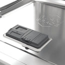 Hotpoint H8F HP51X UK Freestanding Full Size Dishwasher with Hydroforce 15 Place Settings Stainless Steel