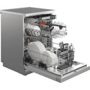 Hotpoint H8F HP51X UK Freestanding Full Size Dishwasher with Hydroforce 15 Place Settings Stainless Steel