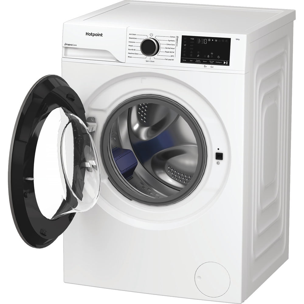 Hotpoint HB 103 CARE UK Freestanding 10kg 1400rpm Washing Machine with PetHairCare White HB103CAREUK
