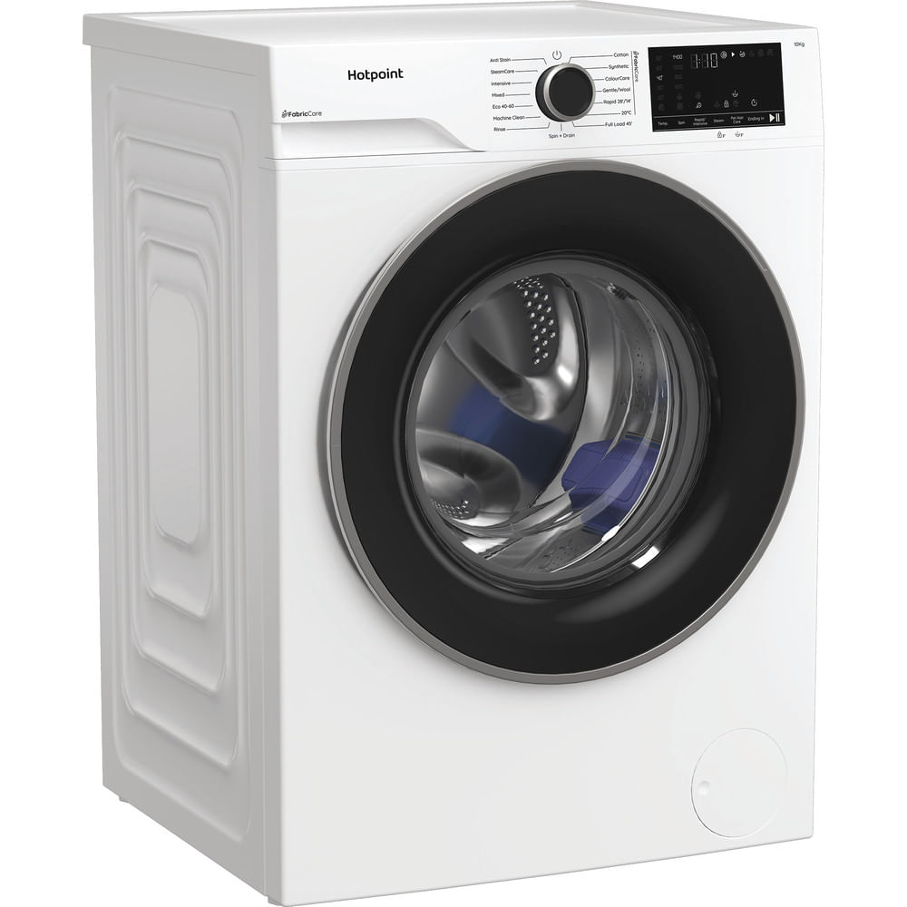 Hotpoint HB 103 CARE UK Freestanding 10kg 1400rpm Washing Machine with PetHairCare White HB103CAREUK