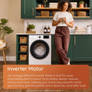 Hotpoint HBD8680GANTISTAINUK 8+6kg 1400 Spin Freestanding Washer Dryer Black