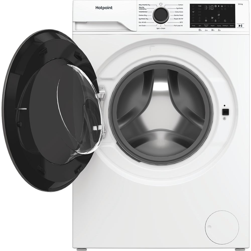 Hotpoint HBD9681ANTISTAINUK Freestanding Washer Dryer 9Kg White