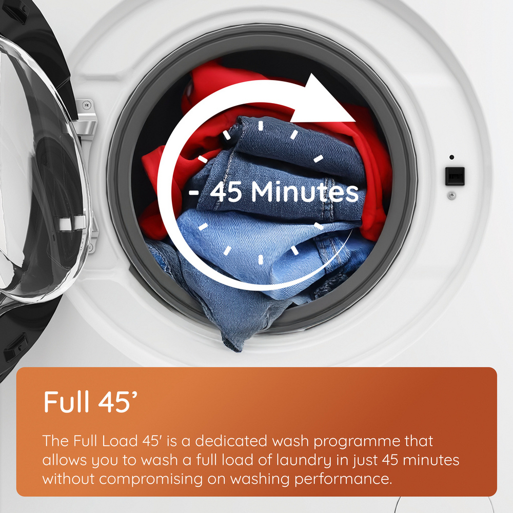 Hotpoint HBWH 93 CARE UK 9kg 1400 Spin Front Load Washing Machine White - Clearance White