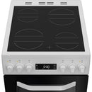 Hotpoint HDE5VDCW 50cm Electric Double Cooker With Ceramic Hob White