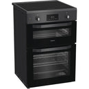 Hotpoint HDE6IDC2SA 60cm Electric Double Cooker With Induction Hob Anthracite
