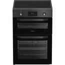 Hotpoint HDE6IDC2SA 60cm Electric Double Cooker With Induction Hob Anthracite