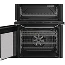 Hotpoint HDE6IDC2X 60cm Electric Double Cooker with Induction Hob Stainless Steel