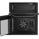 Hotpoint HDE6IDC2X 60cm Electric Double Cooker with Induction Hob Stainless Steel