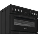 Hotpoint HDE6VDCASB1 60cm Electric Double Cooker With Induction Hob and Air Fry Black