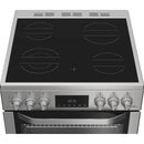Hotpoint HDE6VDCASX 60cm Electric Double Cooker With Induction Hob and Air Fry Stainless Steel