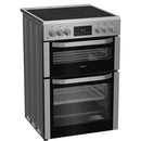 Hotpoint HDE6VDCASX 60cm Electric Double Cooker With Induction Hob and Air Fry Stainless Steel