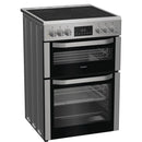Hotpoint HDE6VDCAX 60cm Electric Double Cooker with Air Fry Stainless Steel