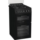 Hotpoint HDG5GCB 50cm Gas Double Cooker Black