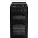 Hotpoint HDG5GCB 50cm Gas Double Cooker Black