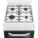 Hotpoint HDG5GCW 50cm Gas Double Cooker White