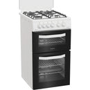 Hotpoint HDG5GCW 50cm Gas Double Cooker White