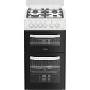 Hotpoint HDG5GCW 50cm Gas Double Cooker White