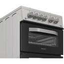Hotpoint HDG5GCX 50cm Gas Double Cooker Stainless Steel