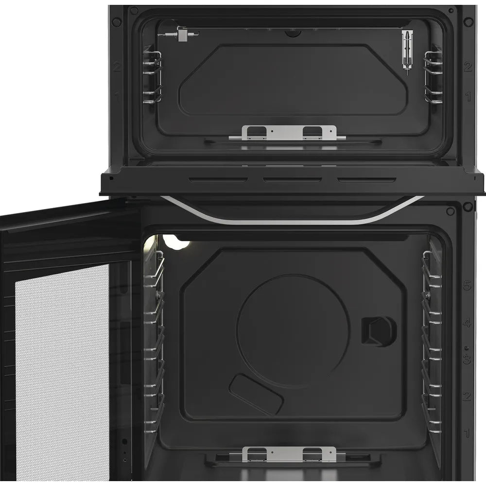 Hotpoint HDG5GCX 50cm Gas Double Cooker Stainless Steel