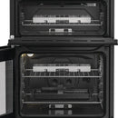 Hotpoint HDG6GDCB1 60cm Gas Double Cooker with Glass Lid Black