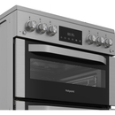 Hotpoint HDG6GDCX Freestanding Gas Cooker With Double Oven Stainless Steel