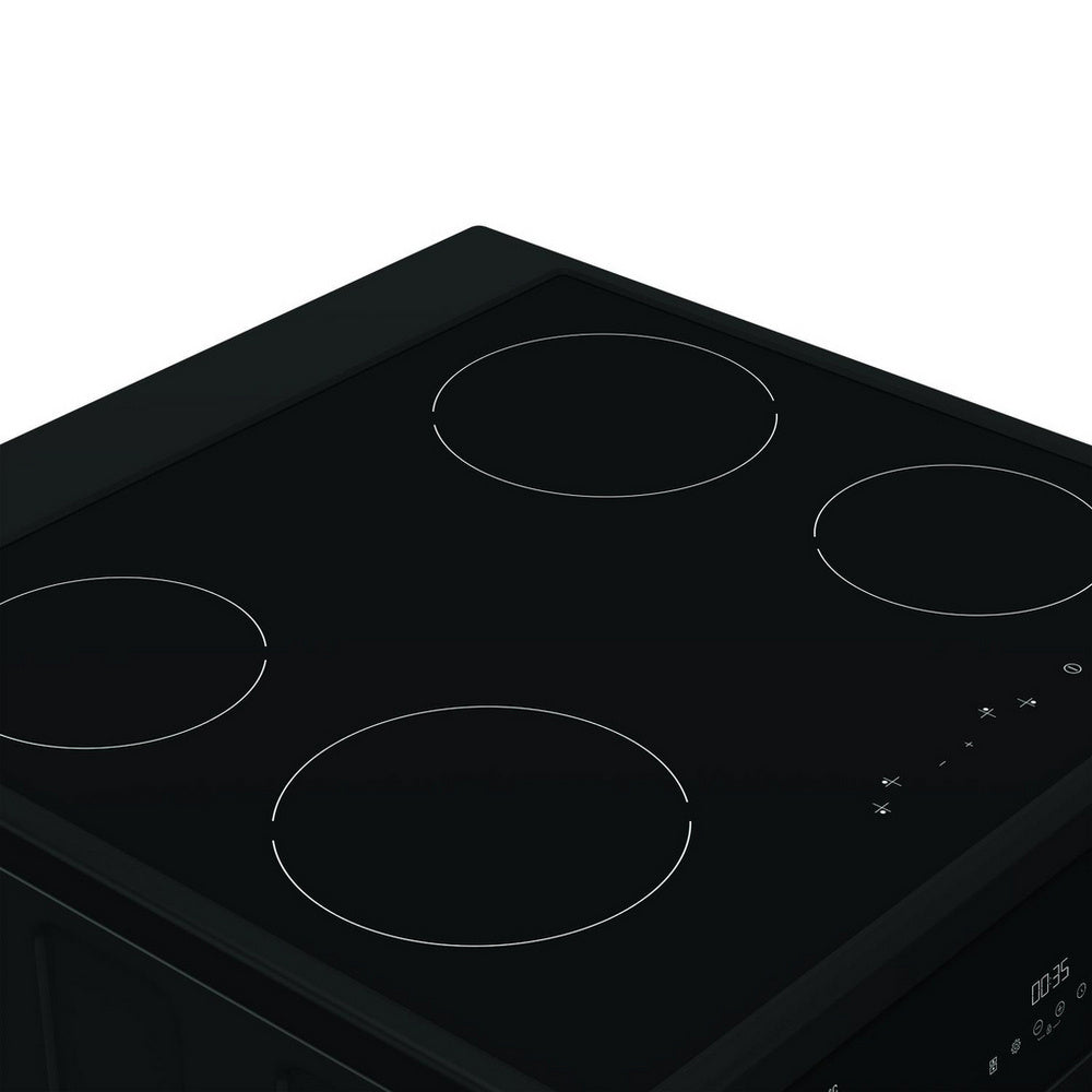 Hotpoint HDME6VDC2AB 60cm Double Oven Electric Cooker with Ceramic Hob Black