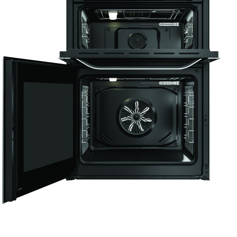 Hotpoint HDME6VDC2AX 60cm Double Oven Electric Cooker with Ceramic Hob Stainless Steel