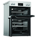 Hotpoint HDME6VDC2AX 60cm Double Oven Electric Cooker with Ceramic Hob Stainless Steel