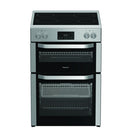 Hotpoint HDME6VDC2AX 60cm Double Oven Electric Cooker with Ceramic Hob Stainless Steel