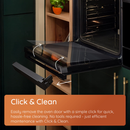 Hotpoint HO455HZBUK Class 2 Built-In Single Multifunction Oven with Multiflow and Easy Grill Black