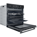 Hotpoint HO455HZBUK Class 2 Built-In Single Multifunction Oven with Multiflow and Easy Grill Black
