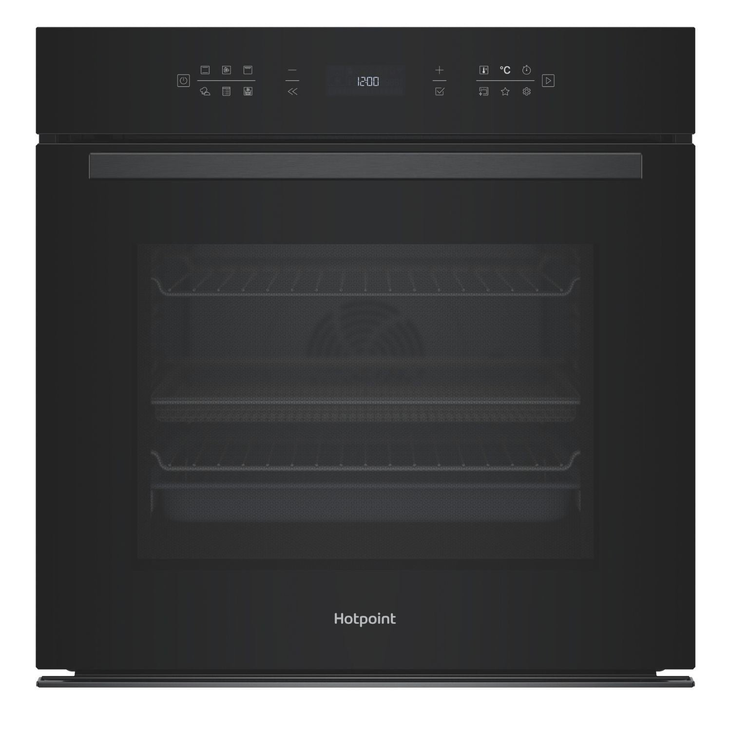 Hotpoint HOI68PT1SBUK Class 6 Electric Multifunction Single Oven with Air Fry and DualClean Black