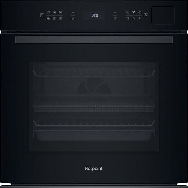 Hotpoint HOI6A8PT1SBUK Class 6 Built-In Electric Single Oven With Pyrolytic Cleaning Black