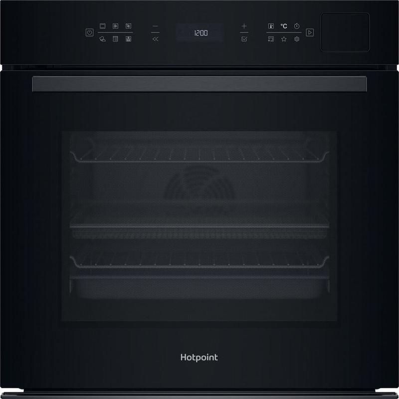 Hotpoint HOI6A8PT1SBUK Class 6 Built-In Electric Single Oven With Pyrolytic Cleaning Black