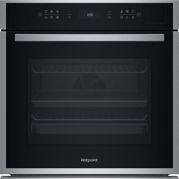 Hotpoint HOI6A8PT1SXUK Class 6 Built-In Electric Single Oven With Pyrolytic Cleaning Stainless Steel