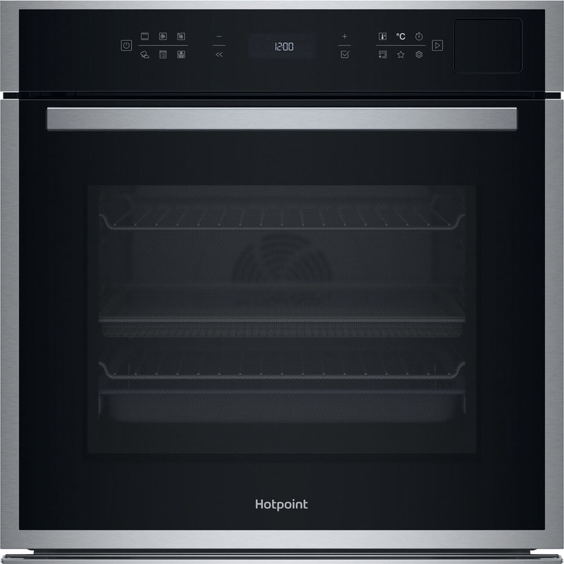 Hotpoint HOI6A8PT1SXUK Class 6 Built-In Electric Single Oven With Pyrolytic Cleaning Stainless Steel