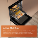 Hotpoint HOI98PT2SBUK Class 8 ActiveMultiflow Electric Single Fan Oven with Air Fry Black