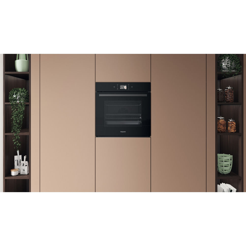 Hotpoint HOI98PT2SBUK Class 8 ActiveMultiflow Electric Single Fan Oven with Air Fry Black