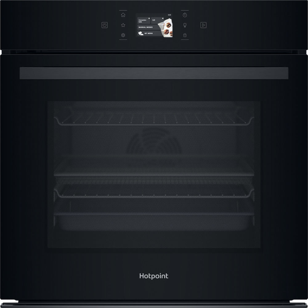 Hotpoint HOI98PT2SBUK Class 8 ActiveMultiflow Electric Single Fan Oven with Air Fry Black